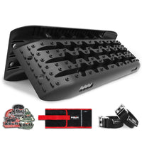 Thumbnail for X-BULL KIT2 Recovery tracks 6pcs Board Traction Sand trucks strap mounting 4x4 Sand Snow Car BLACK
