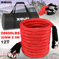 Thumbnail for X-BULL Kinetic Rope 22mm x 9m Snatch Strap Recovery Kit Dyneema Tow Winch