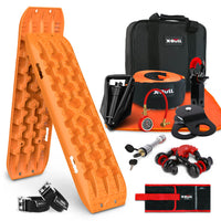 Thumbnail for X-BULL Winch Recovery Kit with 2PCS Recovery Tracks Boards Gen 3.0 Snatch Strap Off Road 4WD