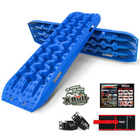 Thumbnail for X-BULL Recovery tracks Mud Snow / Sand tracks / Grass 4X4 Caravan 2pcs 4WD Gen 3.0 - Blue