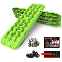 Thumbnail for X-BULL Recovery tracks Sand tracks 2pcs Sand / Snow / Mud 10T 4WD Gen 3.0 - Green