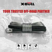 Thumbnail for X-BULL Winch Rope 5.5mm x 13m Dyneema Synthetic Rope Tow Recovery Offroad 4wd4x4