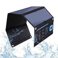 Thumbnail for BigBlue Portable 28W SunPower Solar Panel 2 USB Ports with Digital Ammeter
