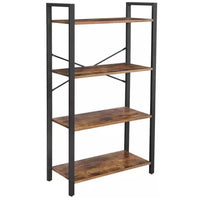 Thumbnail for EKKIO 4-Tiers Metal Wood Display Shelf