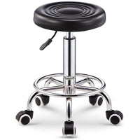 Thumbnail for EKKIO Round Salon Stool with Adjustable Height (Black)