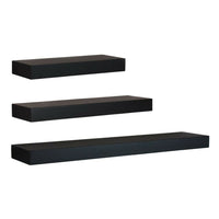 Thumbnail for Ekkio Floating Shelf Set of 3 Black EK-WS-100-SH