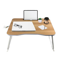 Thumbnail for EKKIO Extra Large Multifunctional Portable Bed Tray Laptop Desk (White Oak)
