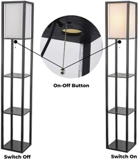 Thumbnail for EKKIO Floor Vintage Lamp Shelf 160CM (Black)