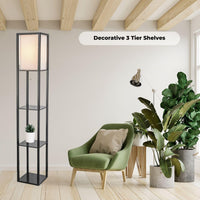 Thumbnail for EKKIO Floor Vintage Lamp Shelf 160CM (Black)