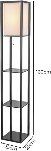 Thumbnail for EKKIO Floor Vintage Lamp Shelf 160CM (Black)