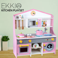 Thumbnail for EKKIO Wooden Kitchen Playset for Kids (Japanese Style Kitchen Set, Violet)