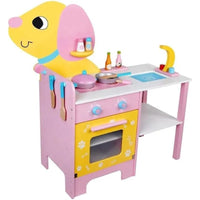 Thumbnail for EKKIO Wooden Kitchen Playset for Kids (Puppy Shape Kitchen Set)
