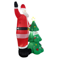 Thumbnail for Festiss 2.5m Santa and Christmas Tree Christmas Inflatable with LED