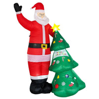 Thumbnail for Festiss 2.5m Santa and Christmas Tree Christmas Inflatable with LED