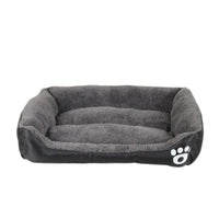 Thumbnail for FLOOFI Pet Bed Square L Size (Black+Dark Grey)
