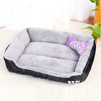 Thumbnail for Floofi Pet Bed Square XL Size (Black)