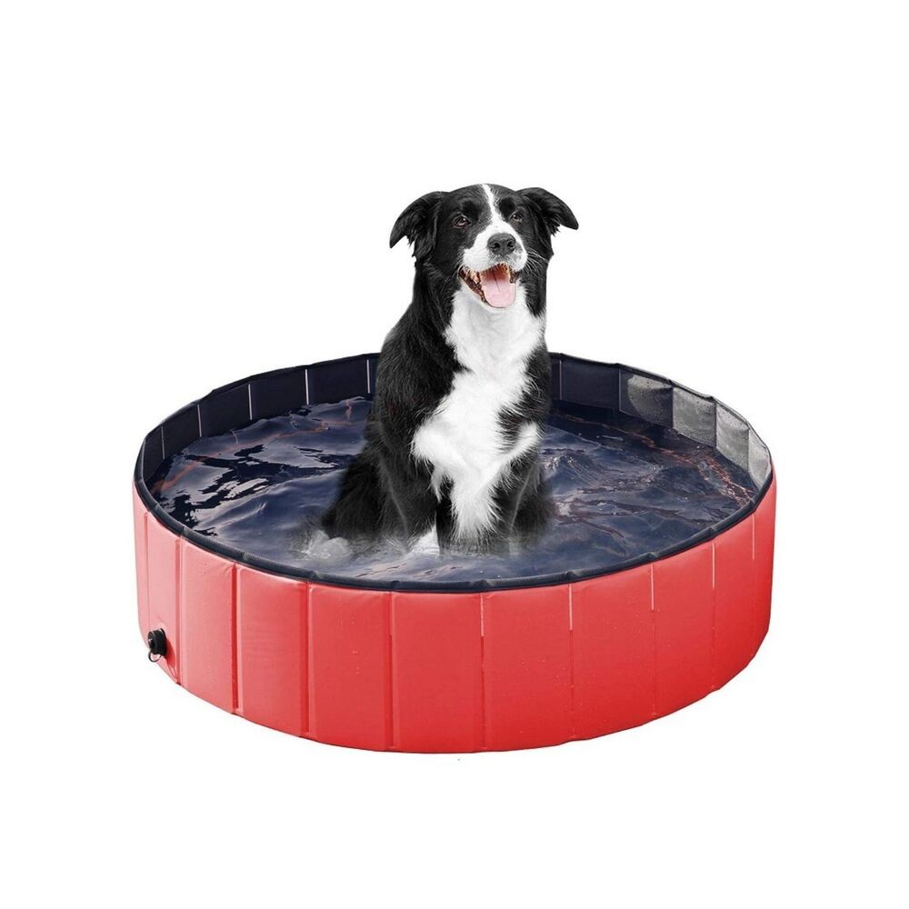 Floofi Pet Pool 160cm*30cm Red XXL