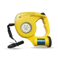 Thumbnail for Floofi 3 in 1 Waste Beg LED Leash Yellow