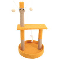 Thumbnail for Floofi 75cm Plush Scratching Post Cat Tree Yellow