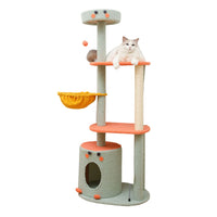 Thumbnail for Floofi 143cm Dinosaur Cat Condo Cat Tree Green