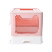 Thumbnail for Floofi Foldable Litter Box Pink