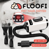 Thumbnail for Floofi Pet Hair Dryer LCD (White)