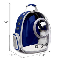 Thumbnail for Floofi Space Capsule Backpack - Model 2 (Blue)