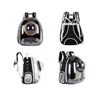 Thumbnail for Floofi Space Capsule Backpack - Model 2 (Black)
