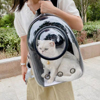 Thumbnail for Floofi Space Capsule Backpack - Model 2 (Black)