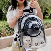 Thumbnail for Floofi Space Capsule Backpack - Model 2 (Black)