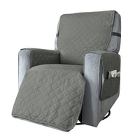 Thumbnail for FLOOFI Pet Sofa Cover Recliner Chair S Size with Pocket (Light Grey)