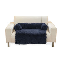 Thumbnail for Floofi Pet Sofa Cover Soft with Bolster M Size (Dark Blue)