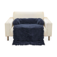 Thumbnail for Floofi Pet Sofa Cover Soft with Bolster XL Size (Dark Blue)