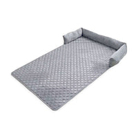 Thumbnail for FLOOFI Pet Sofa Cover with Bolster L Size (Light Grey)