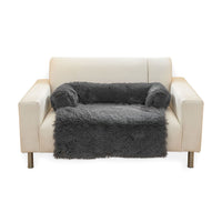 Thumbnail for Floofi Pet Sofa Cover Soft with Bolster M Size (Grey)