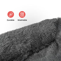 Thumbnail for Floofi Pet Sofa Cover Soft with Bolster L Size (Grey)