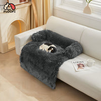 Thumbnail for Floofi Pet Sofa Cover Soft with Bolster L Size (Grey)