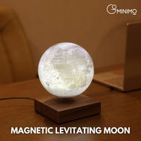 Thumbnail for GOMINIMO Magnetic Levitating Moon Dark Brown Base