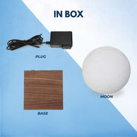 Thumbnail for GOMINIMO Magnetic Levitating Moon Dark Brown Base
