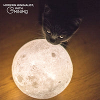 Thumbnail for GOMINIMO Magnetic Levitating Moon Dark Brown Base