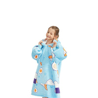 Thumbnail for GOMINIMO Hoodie Blanket Kids Sushi Blue