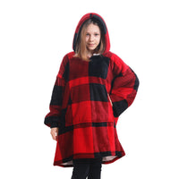 Thumbnail for GOMINIMO Hoodie Blanket Kids Large Lattice