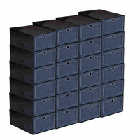 Thumbnail for GOMINIMO Plastic Shoe Box 24 PCS Black