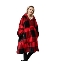 Thumbnail for GOMINIMO Hoodie Blanket Adult Larger Lattice