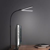 Thumbnail for GOMINIMO 24W Double Head LED Desk Lamp with 5 Color Modes (Black)