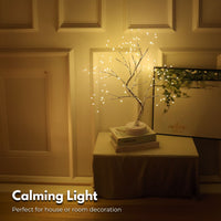 Thumbnail for GOMINIMO Wood Desk Lamp- Bonsai Fairy Tree Lights Warm White-