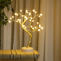 Thumbnail for GOMINIMO Wood Desk Lamp Bonsai Lighted Tree