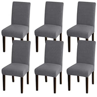 Thumbnail for GOMINIMO 6pcs Dining Chair Slipcovers/ Protective Covers (Silver Grey)