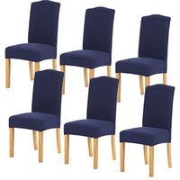 Thumbnail for GOMINIMO 6pcs Dining Chair Slipcovers/ Protective Covers (Navy Blue)