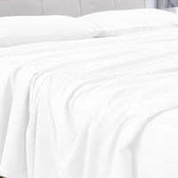 Thumbnail for GOMINIMO 4 Pcs Bed Sheet Set 2000 Thread Count Ultra Soft Microfiber - King (White)